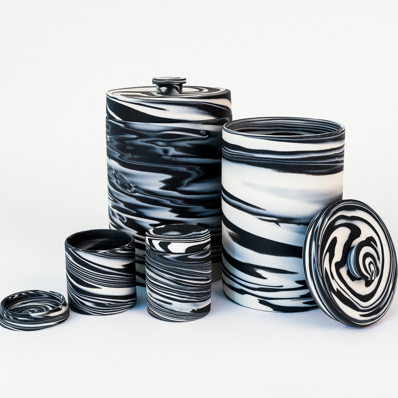 Black and White Cookie Jar