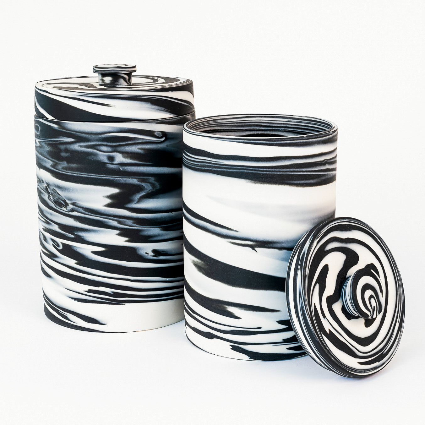 Black and White Cookie Jar