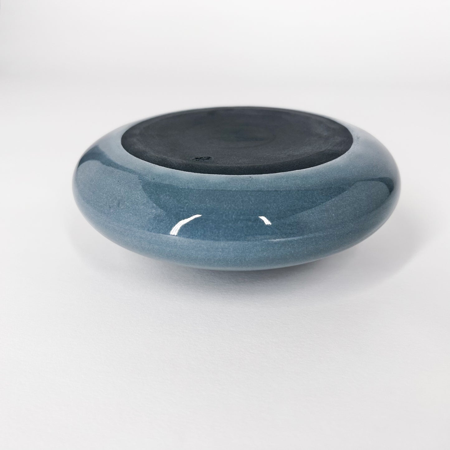 Blue and Grey Porcelain Mini Vase