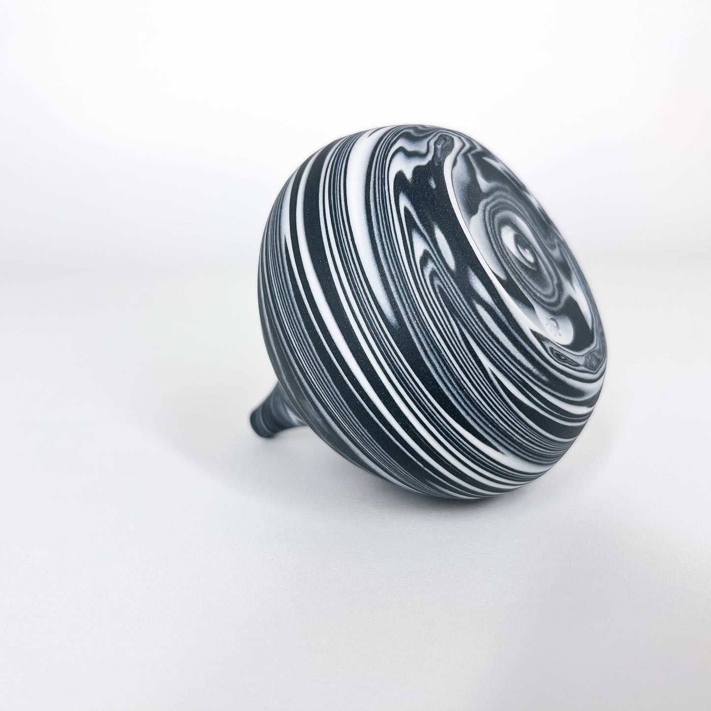 Black and White Porcelain Mini Vase