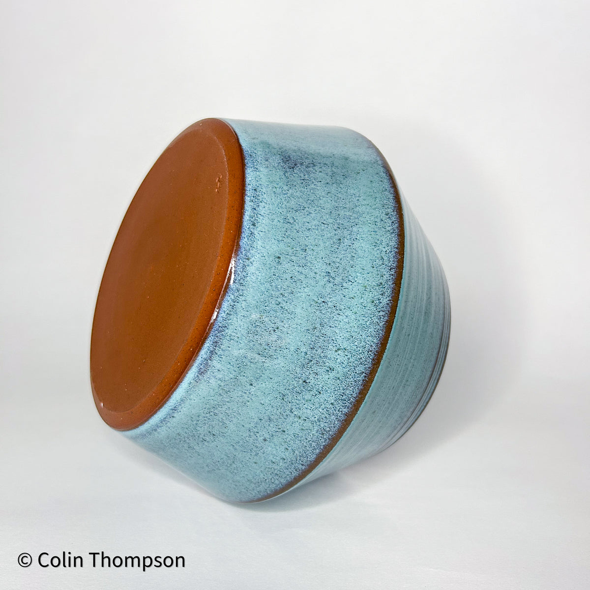 Biconical Turquoise Planter