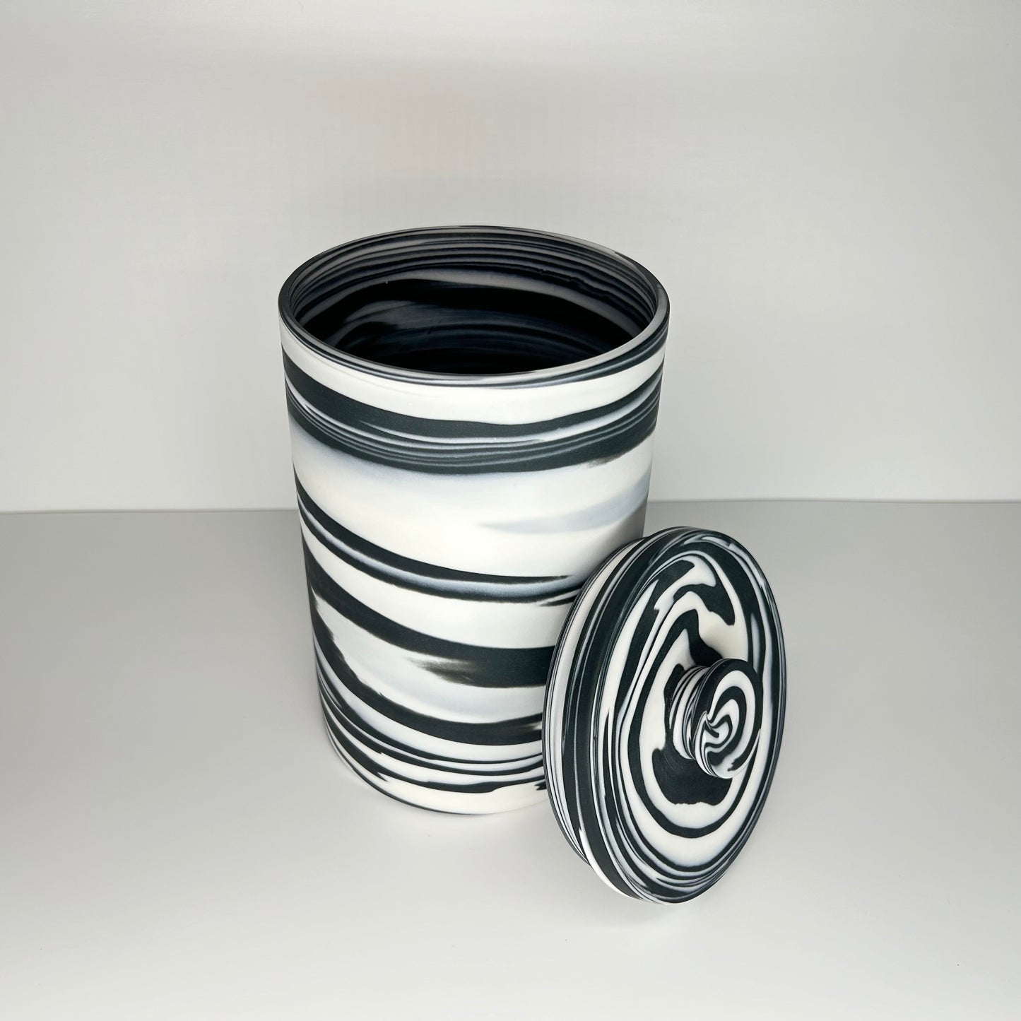 Black and White Cookie Jar