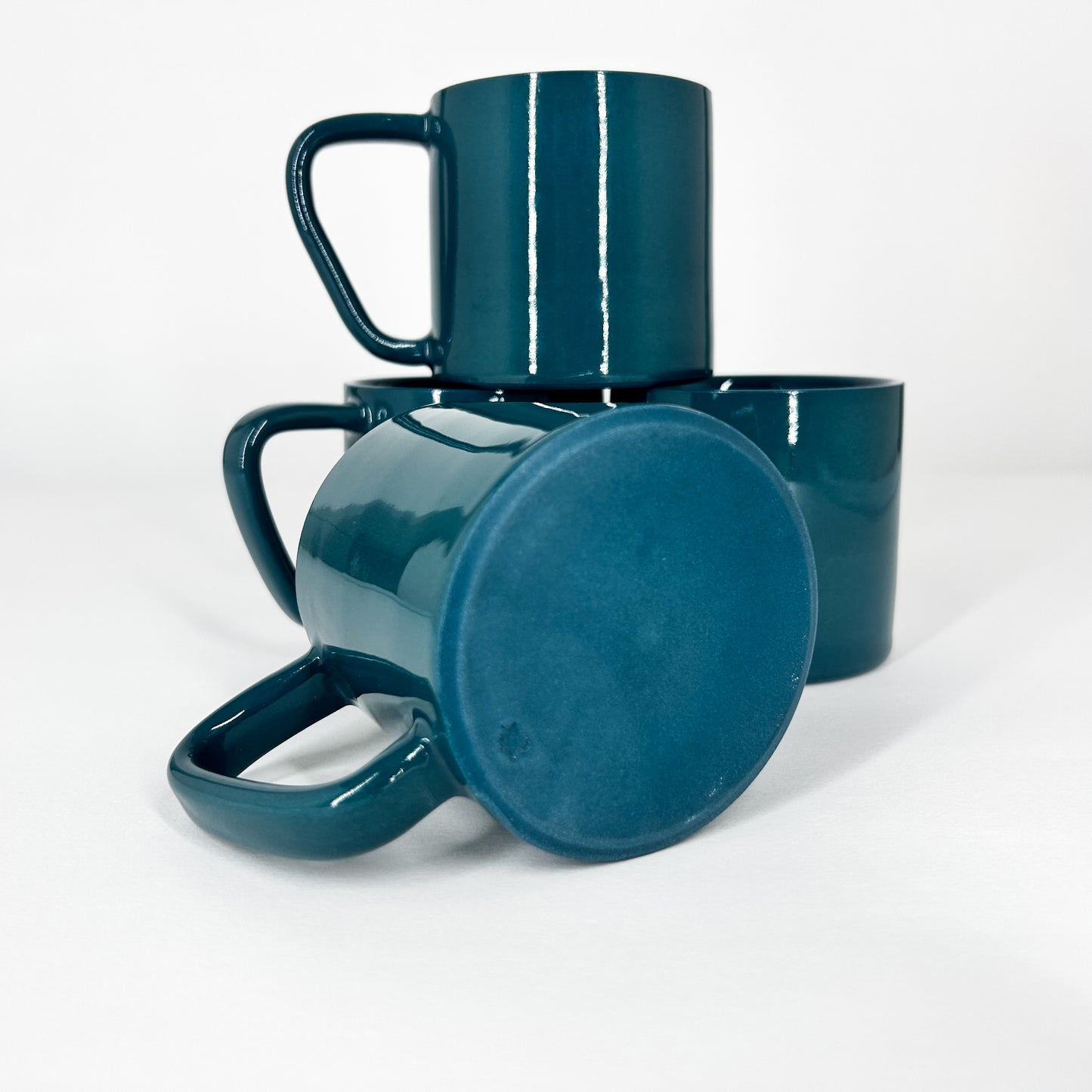 Teal Porcelain Mug