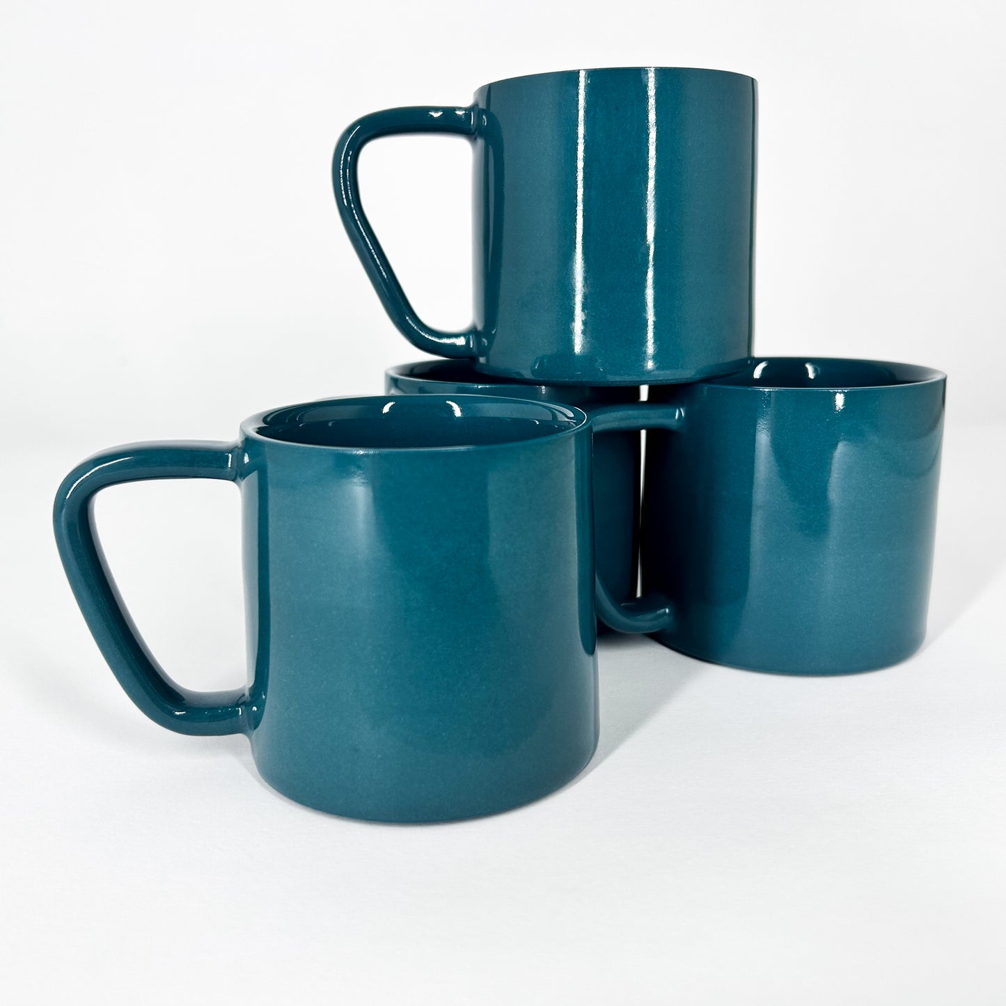 Teal Porcelain Mug