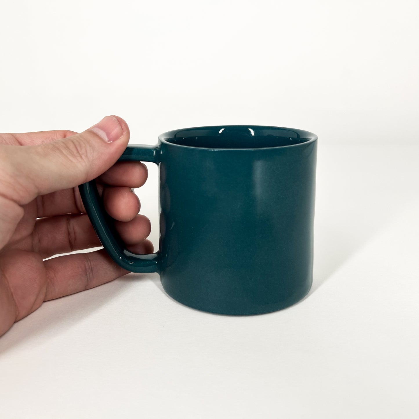 Teal Porcelain Mug