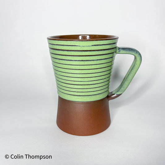 Dover Green Mug with Exposed Clay- 650ml