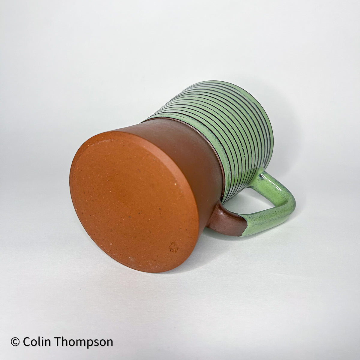 Dover Green Mug with Exposed Clay- 650ml
