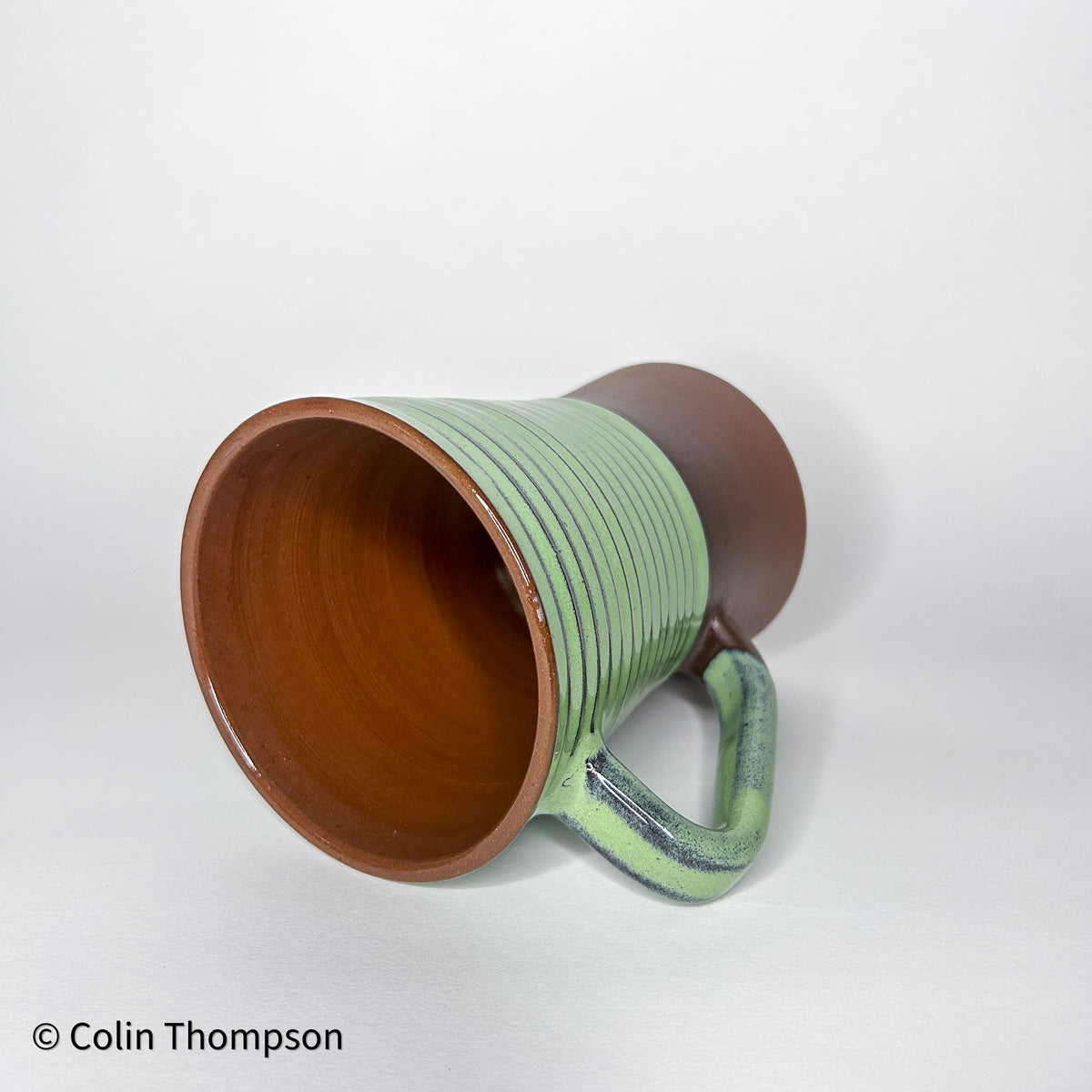 Dover Green Mug with Exposed Clay- 650ml