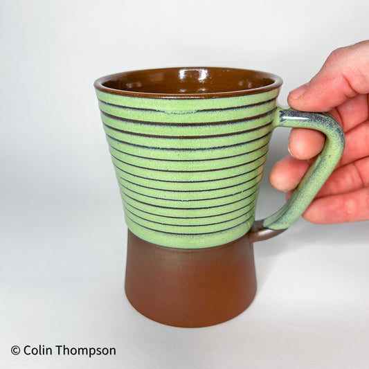 Dover Green Mug with Exposed Clay- 650ml