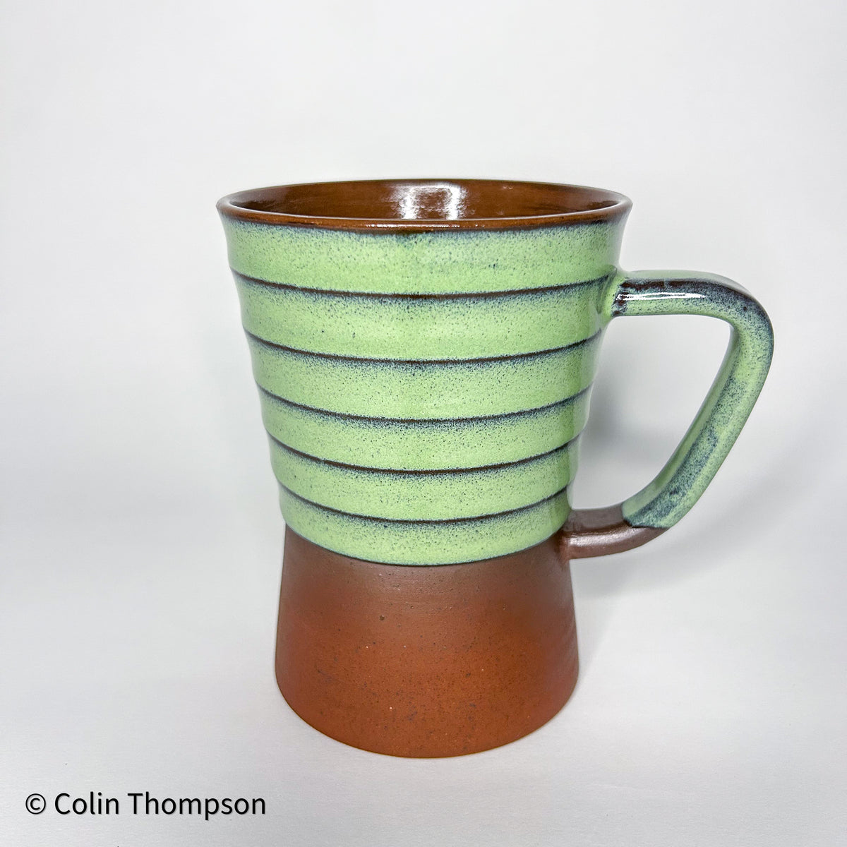 Dover Green Mug with Exposed Clay- 650ml